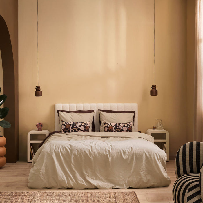 by fonQ Fresh Dekbedovertrek 200 x 200/220 cm - Dusty Sand