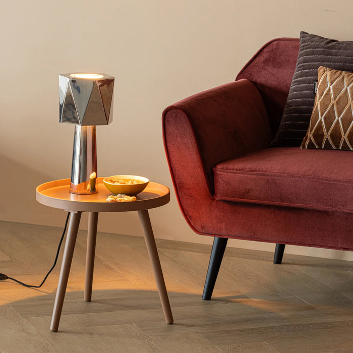 WOOOD Sasha Bijzettafel - Oudroze