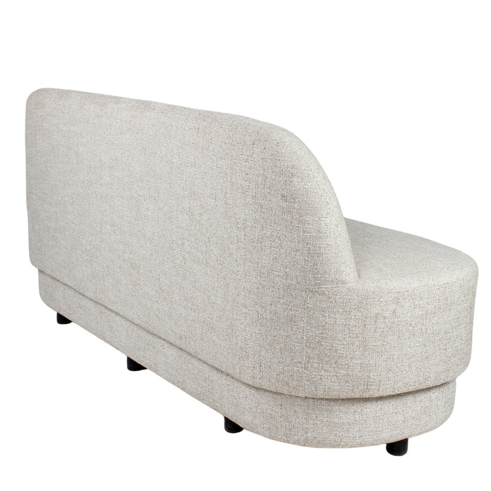 DÉJA Living - Eetkamerbank Beige Stof - 160x72x85cm - Moose