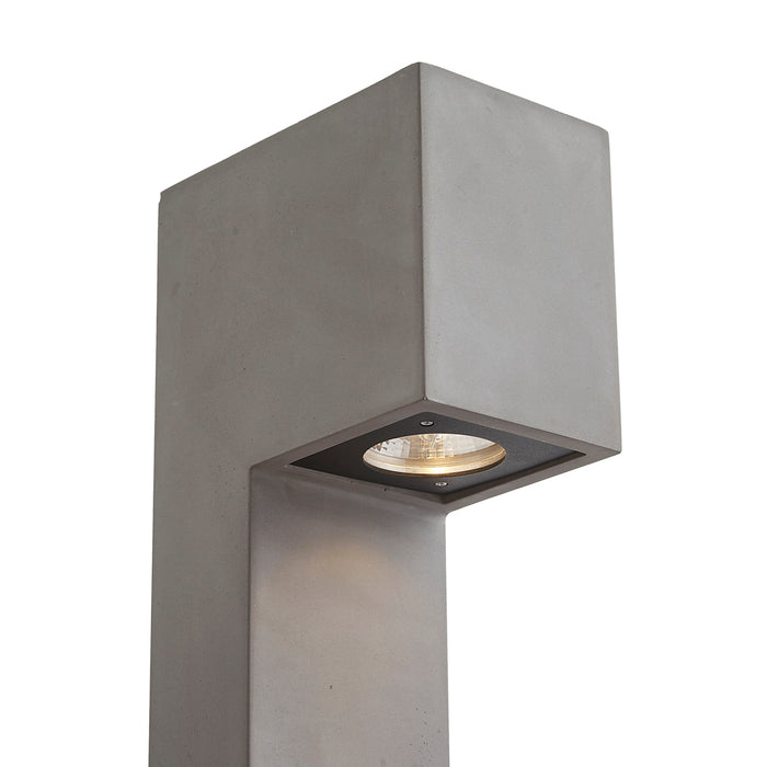 QAZQA Modern buiten paaltje grijs 65cm IP44 - Pompei