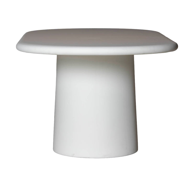 Giga Meubel - Eettafel Ovaal Off-White - 200x100x75cm - Romy