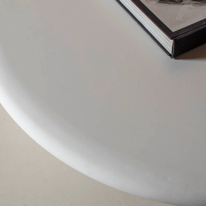 Giga Meubel - Eettafel Ovaal Off-White - 200x100x75cm - Romy