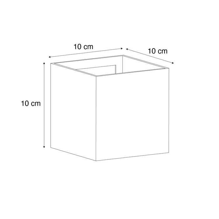 QAZQA Scandinavische buiten wandlamp hout print incl. LED IP54 -