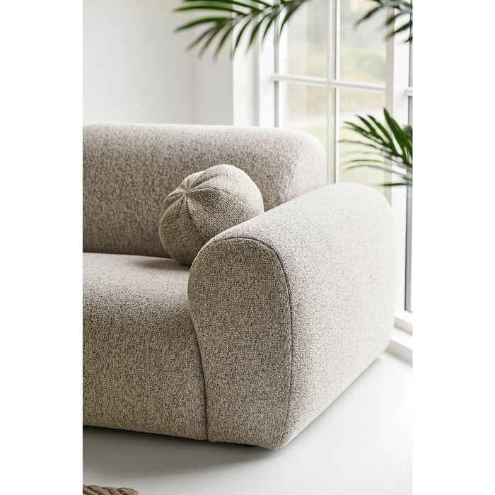 House Nordic - Loungebank Grijs Links - 180x120x78cm - Clyde
