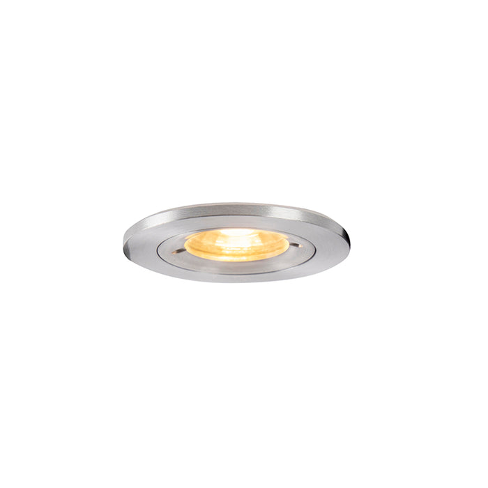 QAZQA Set van 6 moderne inbouwspots staal rond IP44 - Xena