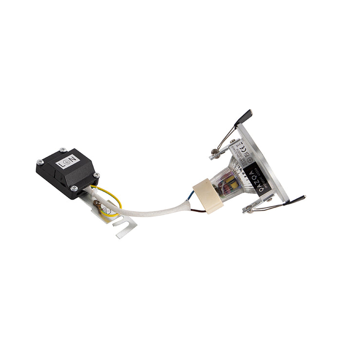 QAZQA Set van 6 moderne inbouwspots staal rond IP44 - Xena