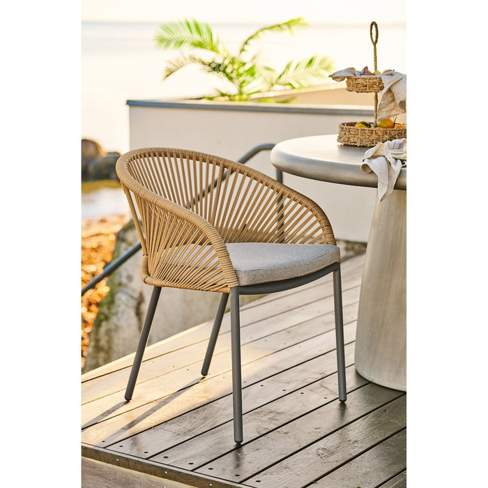 House Nordic - Tuinstoel Beige|Zand - Novella - Set van 2