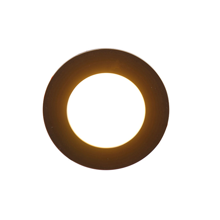 QAZQA Set van 6 moderne inbouwspots zwart incl. LED 3-staps dimbaar