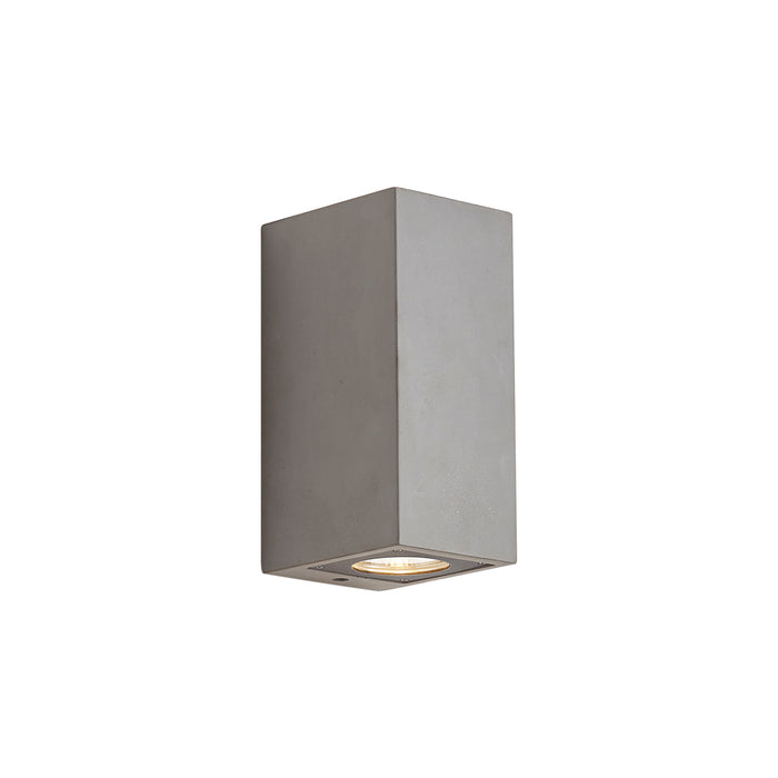 QAZQA Moderne buiten wandlamp grijs 2-lichts IP44 - Pompei