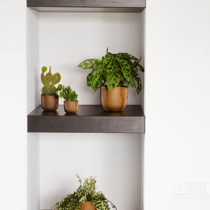 Capi Europe Gold & Silver Mix Bloempot Mix - Set van 4 - Goud