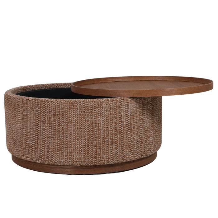 DÉJA Living - Salontafel Terra|Walnoot - Ø55cm - Marcia