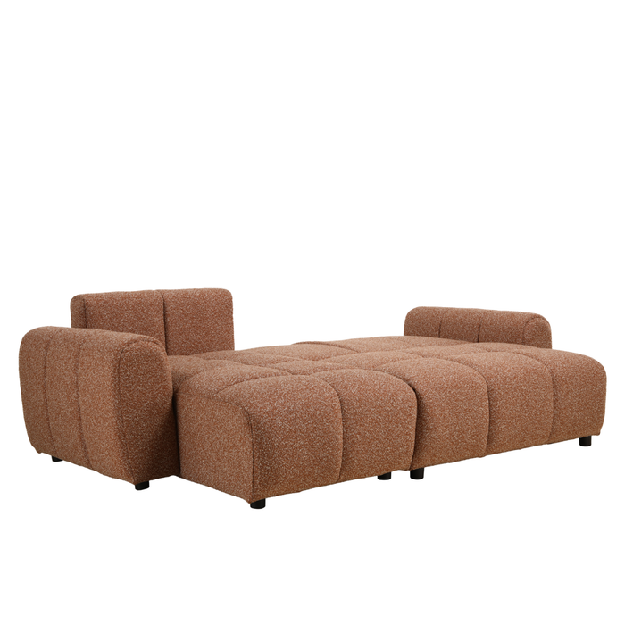 Bronx71 Slaapbank 2 persoons Inka terracotta bouclé mélange