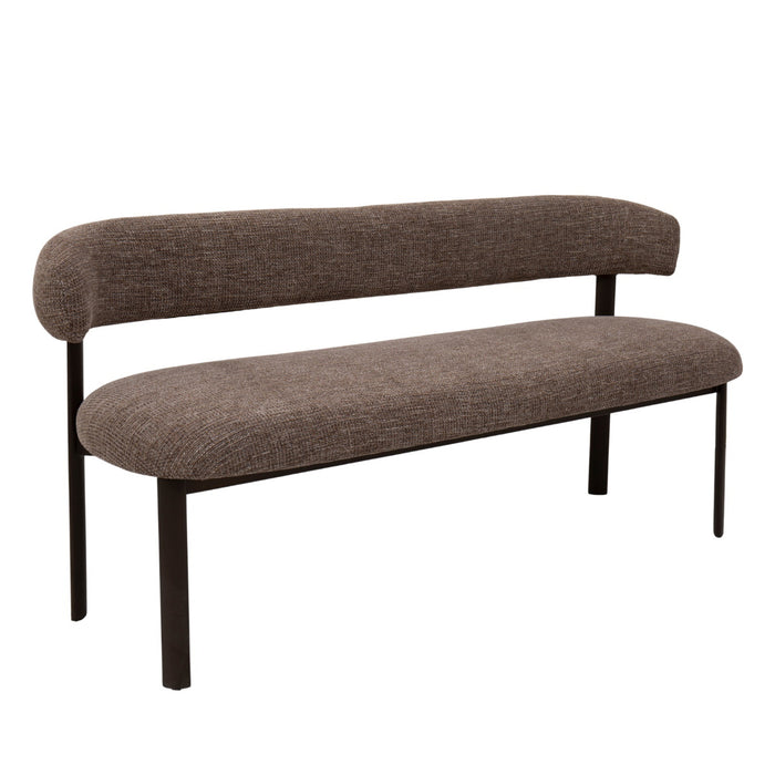 DÉJA Living - Eetkamerbank Taupe Brons - 200cm - Alamo