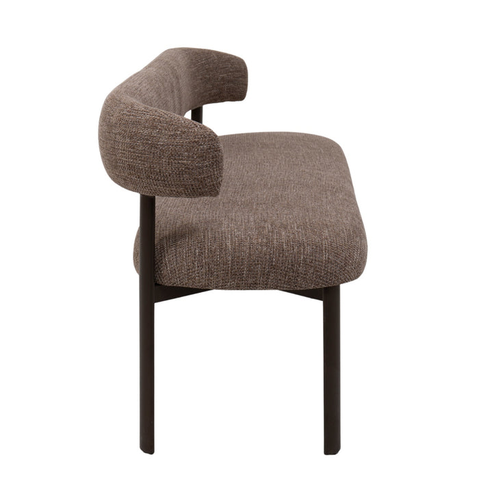 DÉJA Living - Eetkamerbank Taupe Brons - 200cm - Alamo