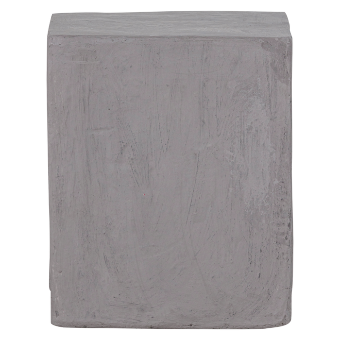 WOOOD Tovi Bijzettafel - Papier Mache - Grijs - 45x40x35
