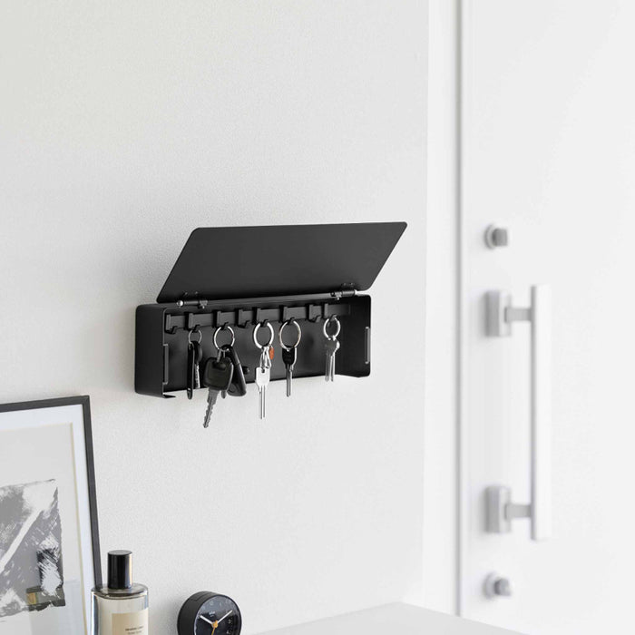 Yamazaki Tower Sleutelkastje wandmontage breed - Zwart