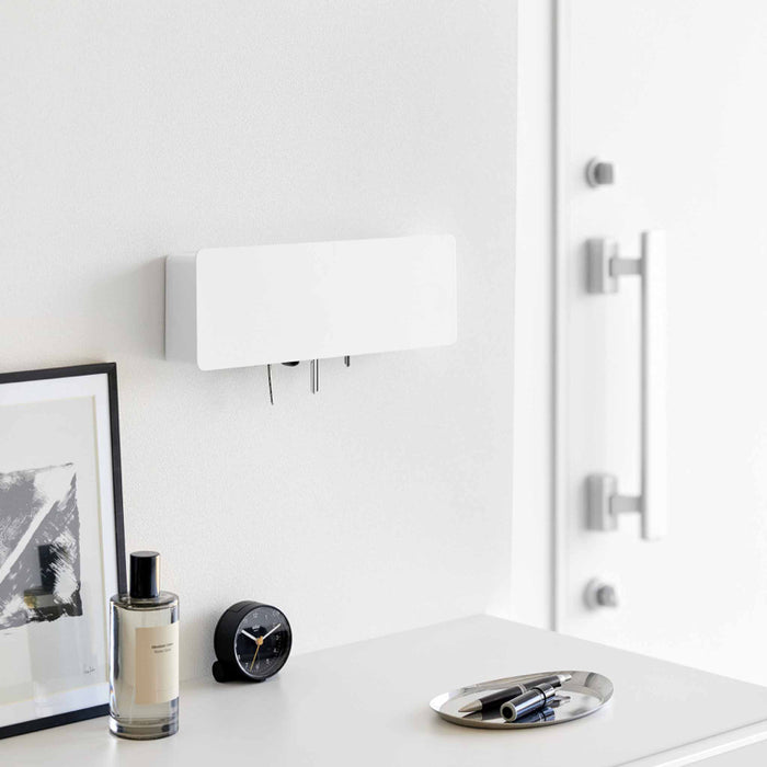 Yamazaki Tower Sleutelkastje wandmontage breed - Wit