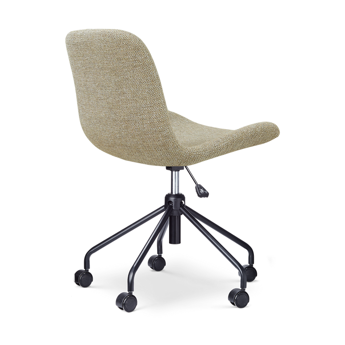 Nolon Nout-Fé bureaustoel taupe melange - zwart onderstel