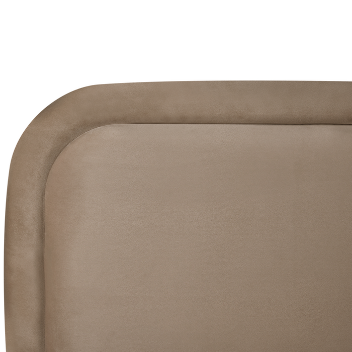 Beliani - SUZETTE - Tweepersoonsbed - Taupe - 160 x 200 cm - Polyester