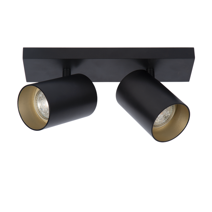 Atmooz Plafondspot Nuo 2 - Opbouwspot Metaal Zwart