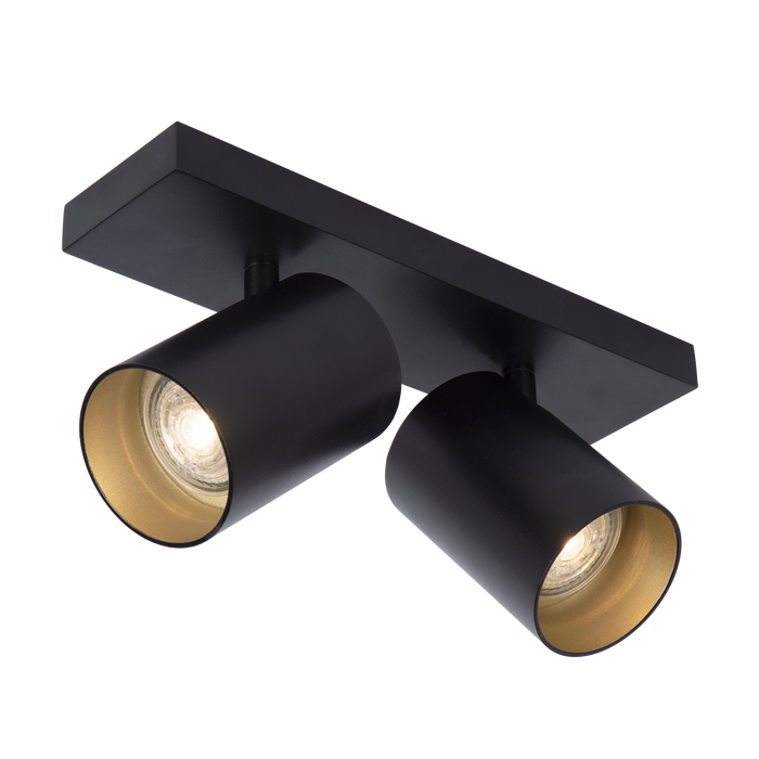 Atmooz Plafondspot Nuo 2 - Opbouwspot Metaal Zwart