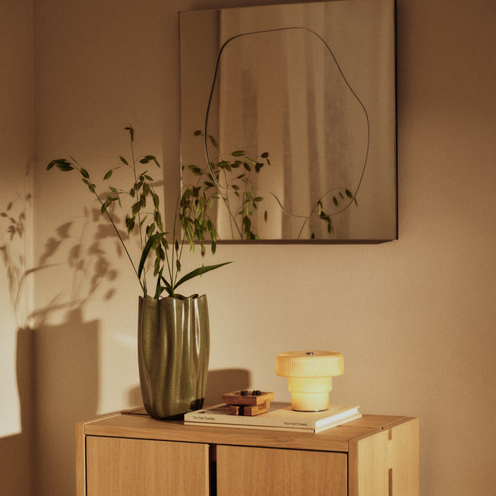 Ferm Living Folia Spiegel H 45 cm - Silver