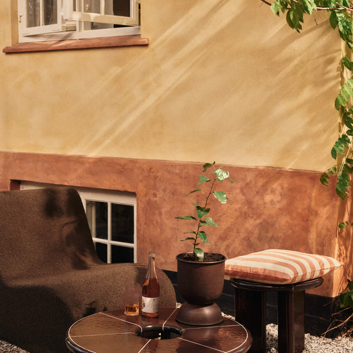 Ferm Living Hourglass Bloempot - Extra Small - Rust