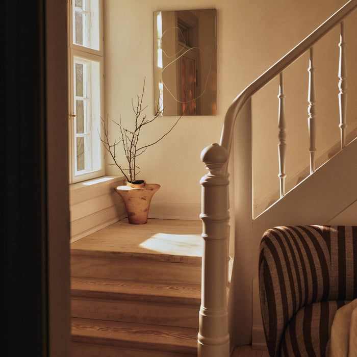 Ferm Living Folia Spiegel H 82 cm - Silver