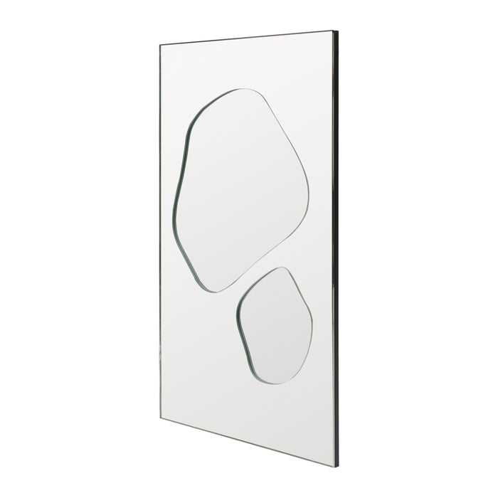 Ferm Living Folia Spiegel H 82 cm - Silver