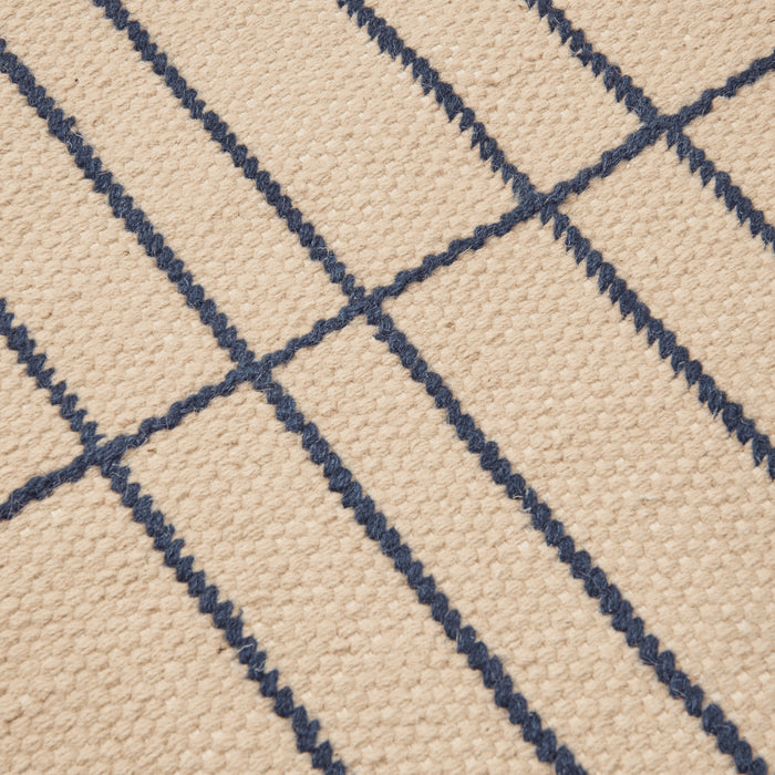 Ferm Living Sen Vloerkleed 170 x 240 cm - Parchment / Indigo