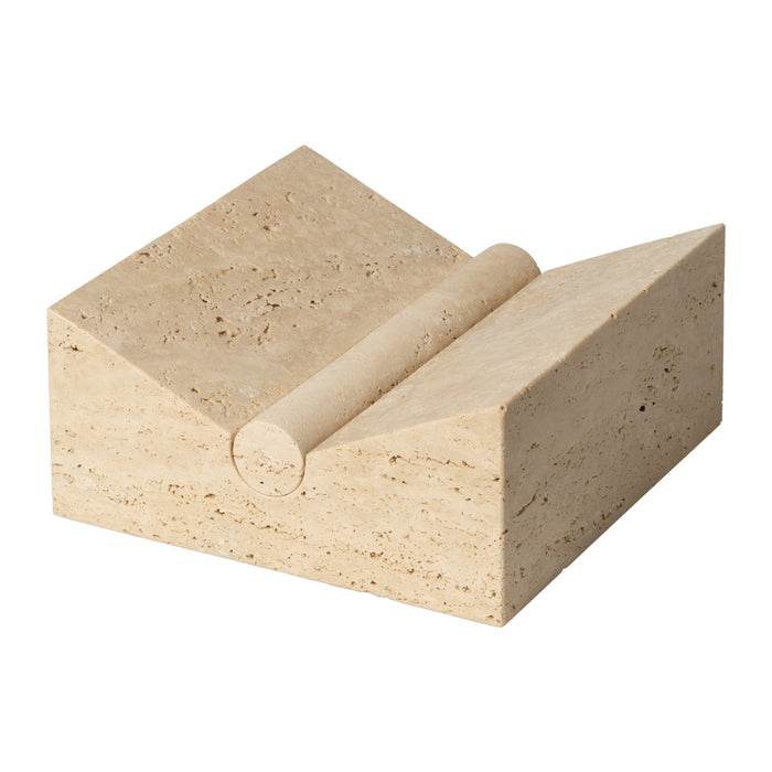 Ferm Living Tvara Boekenstandaard - Travertine