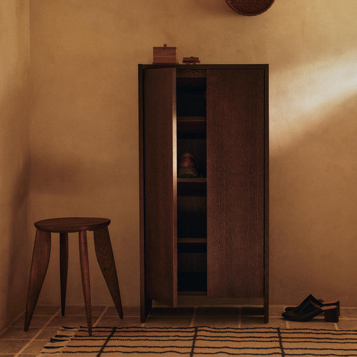 Ferm Living Parcel Hallway Kast H 110 cm - Dark Stained Oak