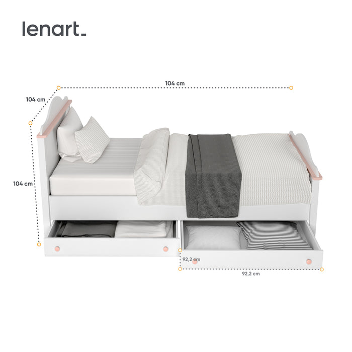 by fonQ Silda Bedframe - Blush