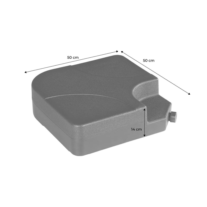 sweeek - Vulbare tegels voor parasol 50x50cm
