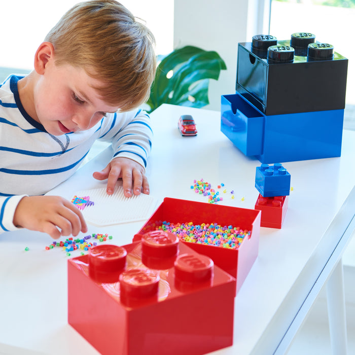 LEGO® Brick 4 Opbergbox Met Lade - Blauw