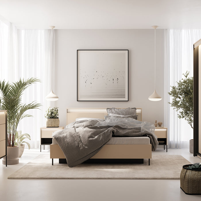 by fonQ Brive Bedframe met Verlichting - 160 x 200 cm