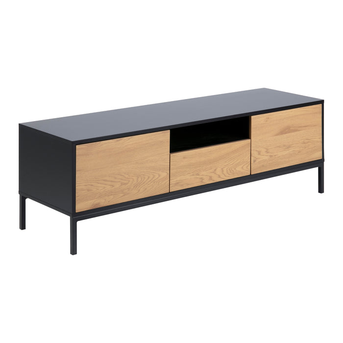 by fonQ Jaxon Tv-meubel - Eiken / Zwart