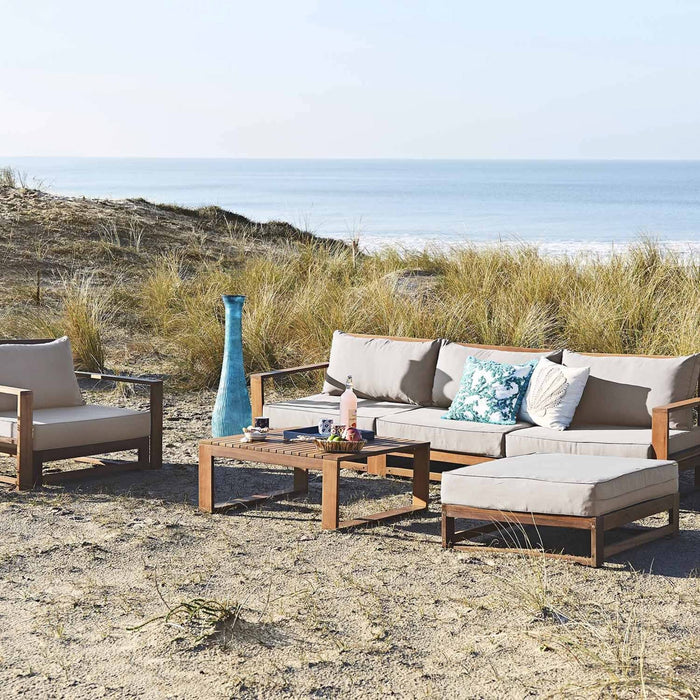 sweeek - Tuinset van hout voor 5 personen