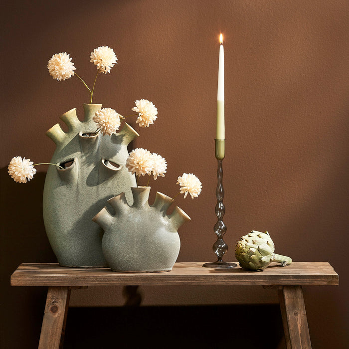 Mica Decorations Saul Tulpvaas H 42 cm - Groen