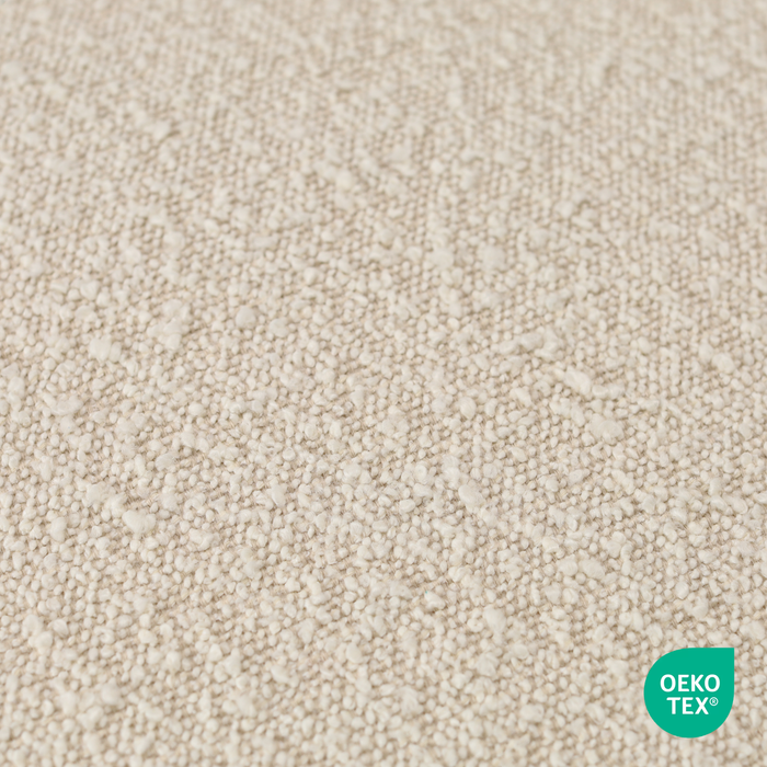 Nolon Nino-Isa Barkruk Bouclé Beige - Stof - Zwart Onderstel - 75 cm