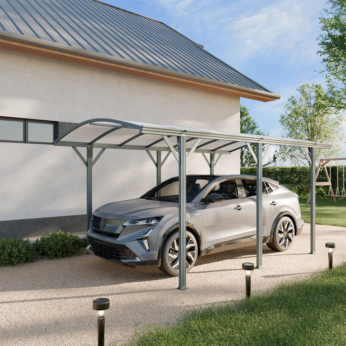 sweeek - Carport 5x3m aluminium en polycarbonaat