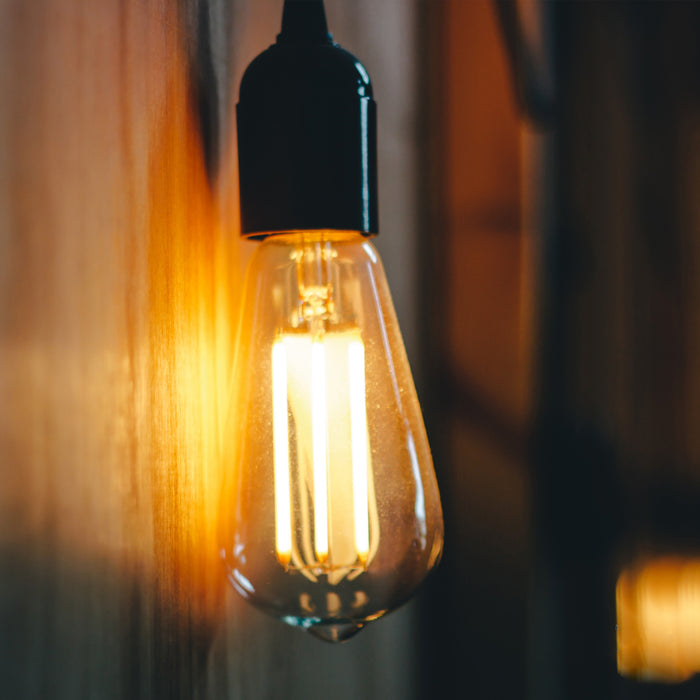 KS Verlichting LED E27 4W Edison 15 cm Classic Gold Lichtbron