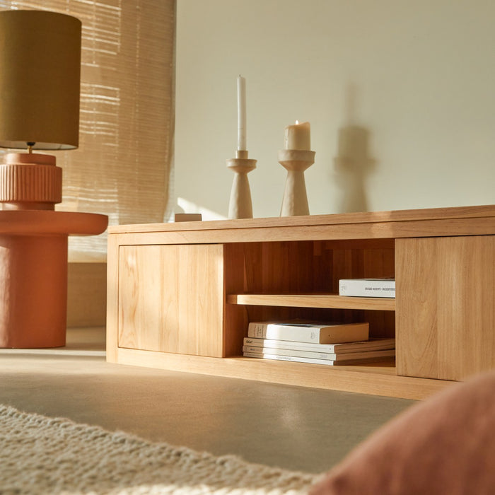 Tikamoon - Basil - Massief teakhouten tv-meubel 140 cm