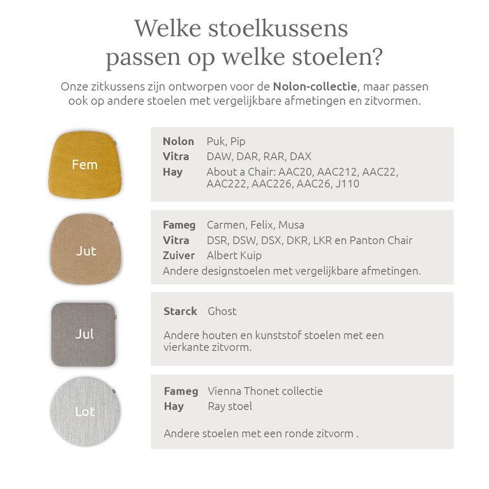 Nolon Fem zitkussen - beige