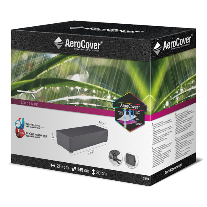 AeroCover Loungebedhoes - H 30 x B 145 x D 210 cm
