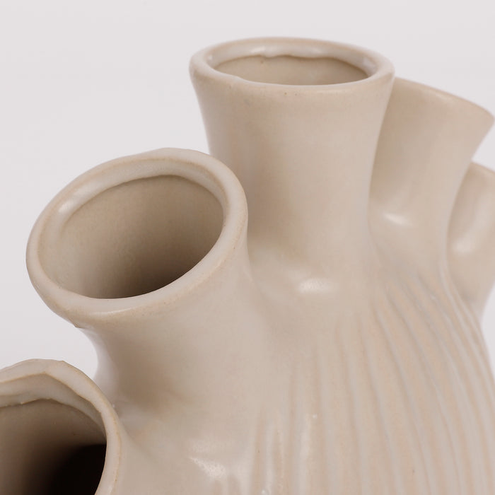 Mica Decorations Saul Tulpvaas H 21 cm - Crème