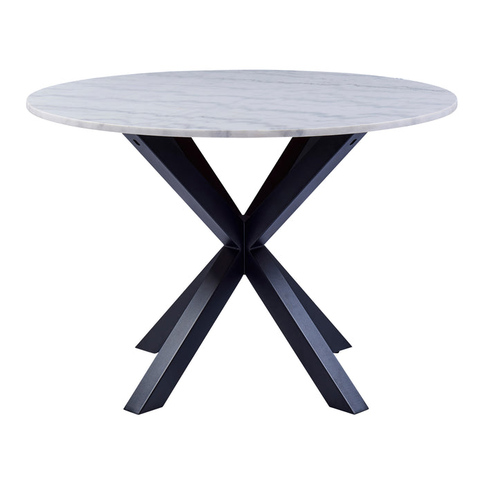 MOOS Bine Eettafel Marmer - Ø 110 cm - Wit