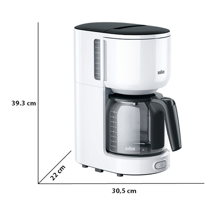 Braun KF3120WH PurEase Filter Koffiezetapparaat