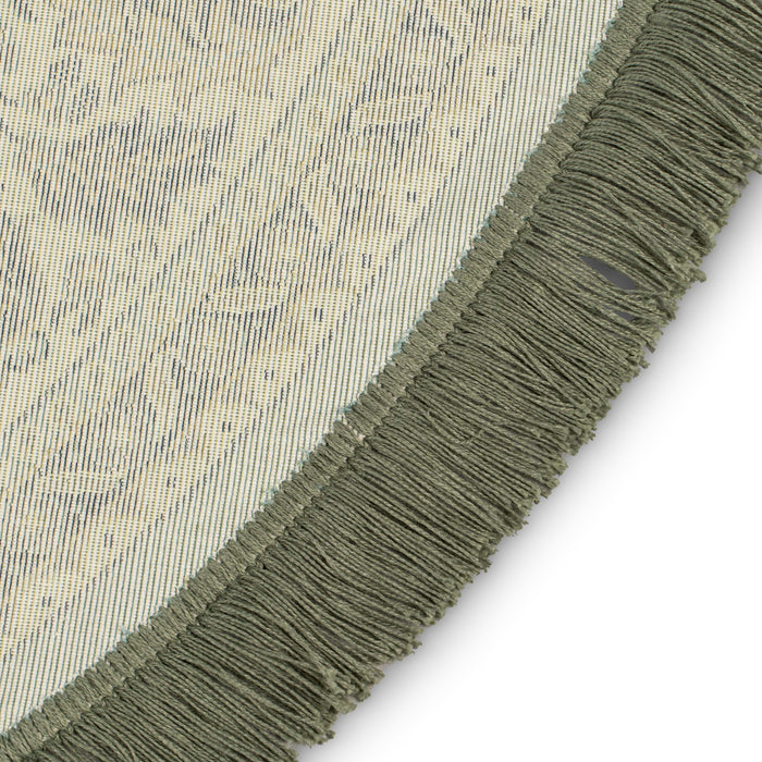 Dutchbone Bodega Vloerkleed Ø 175 cm - Groen