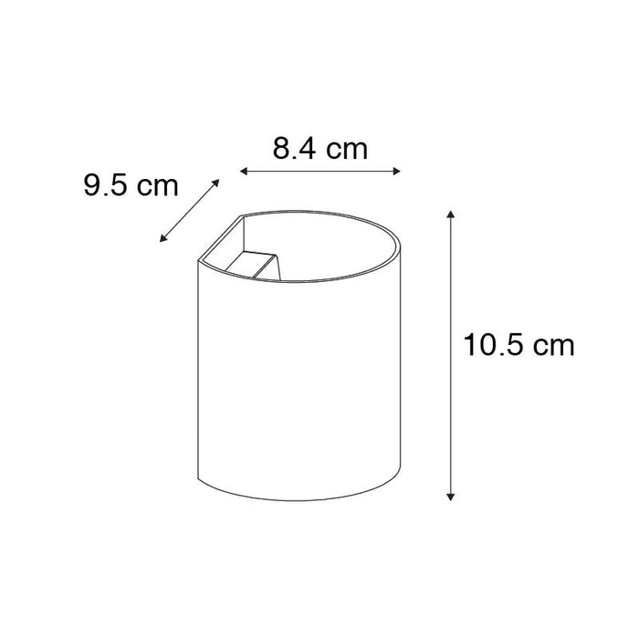 QAZQA Moderne wandlamp wit - Sabbio
